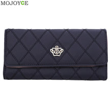 Foldable Lady Women Leather Wallet Long Card Holder Case Purse Handbag Slim Lady Casual Day Clutch Coin Pocket Purse ELY