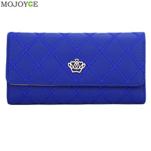 Foldable Lady Women Leather Wallet Long Card Holder Case Purse Handbag Slim Lady Casual Day Clutch Coin Pocket Purse ELY