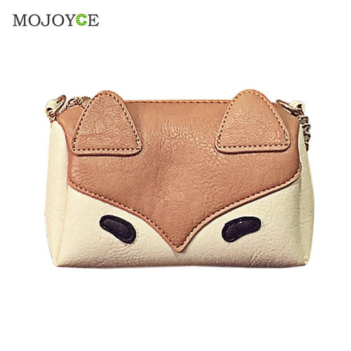 Fox Cartoon Women Bags Women Messenger Bags Portable Lady Shoulder Bags Handbags Women Famous Brands Bolsa Feminina ELY