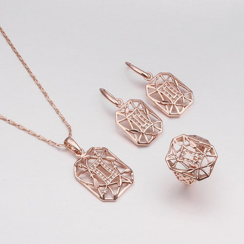 Free Ship 18K Gold Plating jewelry sets charm SMTPS2 5 ELY