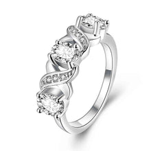 Austrian Crystal rings Crystal LOVE anillos bear collier plastron femme SKGR396 ELY