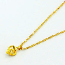 Lovely 24k gold plated necklaces heart vintage necklace prices in euros YHDN 13 ELY