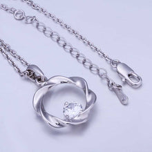 Lovely Austrian Crystal women necklace casual circle bisuteria wedding decoration ELY