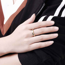 Lovely silver plated rings Forever Love Women's aliancas joyas 96 ELY