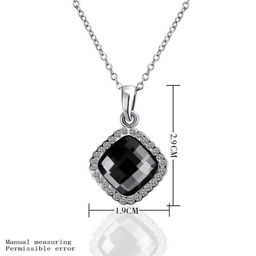 18K Gold Plating pendants black rock colares Factory ELY