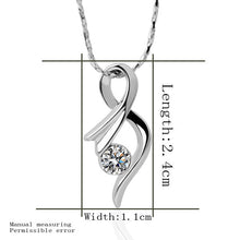 18K Gold Plating women necklace casual pendant colar feminino love ELY