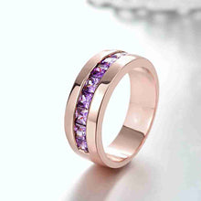 Austrian Crystal rings for men Inside circle ring men Gift for her ELY