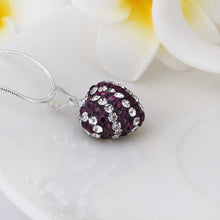 Shamballa necklace men silver heart crystal patek prices in euros ELY