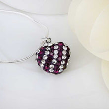 Shamballa necklace men silver heart crystal patek prices in euros ELY