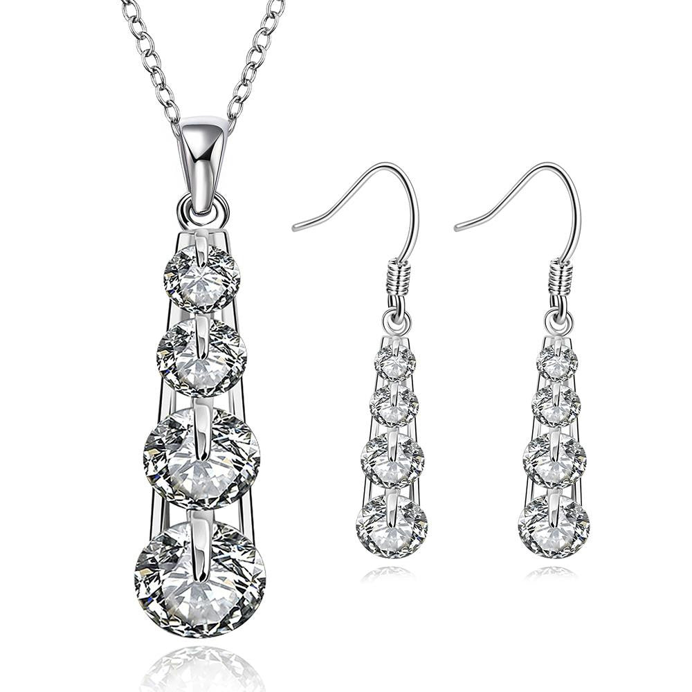 silver-plated jewelry sets lasuo india E+N collier plastron femme ELY