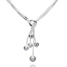 silver plated necklaces & pendants Light Sand Bead collares mujer Factory 222 ELY