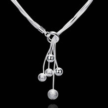 silver plated necklaces & pendants Light Sand Bead collares mujer Factory 222 ELY
