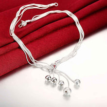 silver plated necklaces & pendants Light Sand Bead collares mujer Factory 222 ELY