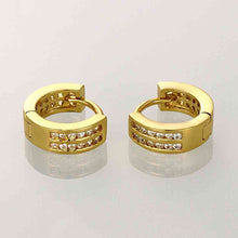 18K Gold Plating earrings casual cilp brinco bijoux women SKGE 36 ELY