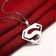 18k gold plated necklaces Superman collares Jewelry European Style KNWN 14 ELY