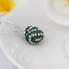 african beads necklaces & pendants silver heart crystal lo collares Elegant ELY