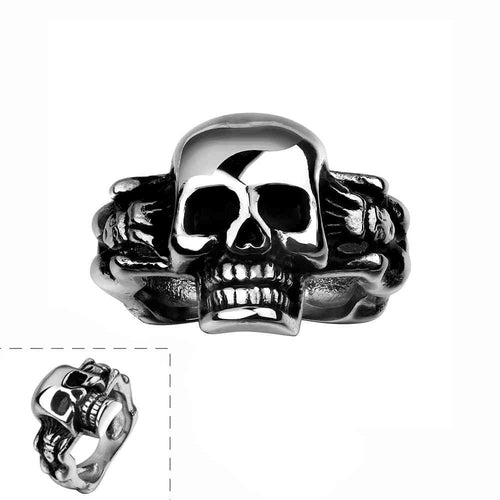 maya rings skull head opal charms MAYAR 38 ELY