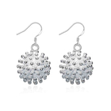silver plated earrings Fireworks drop cufflinks jewellery ELY