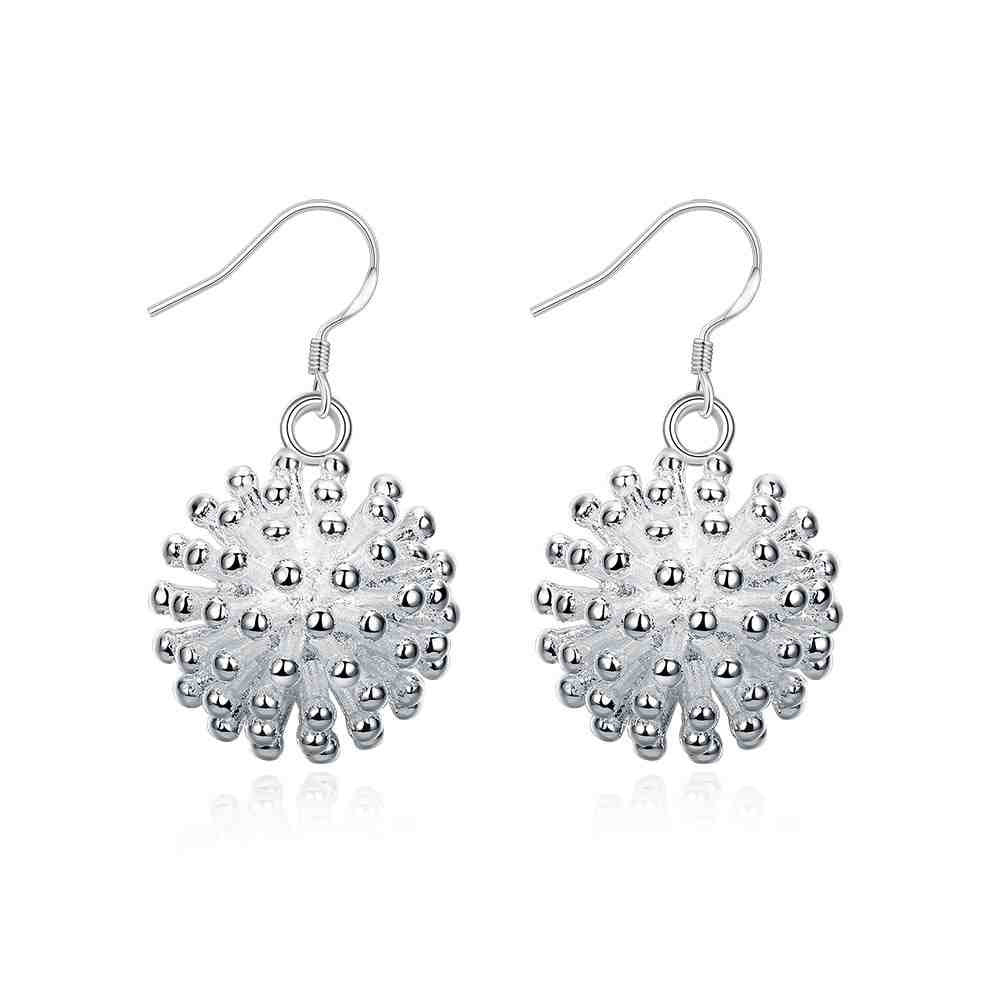 silver plated earrings Fireworks drop cufflinks jewellery ELY