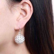 silver plated earrings Fireworks drop cufflinks jewellery ELY