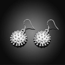 silver plated earrings Fireworks drop cufflinks jewellery ELY