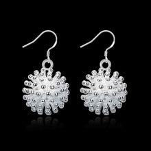 silver plated earrings Fireworks drop cufflinks jewellery ELY