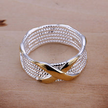 silver rings for men Dichroic X anillos Costume Jewellery 13 ELY