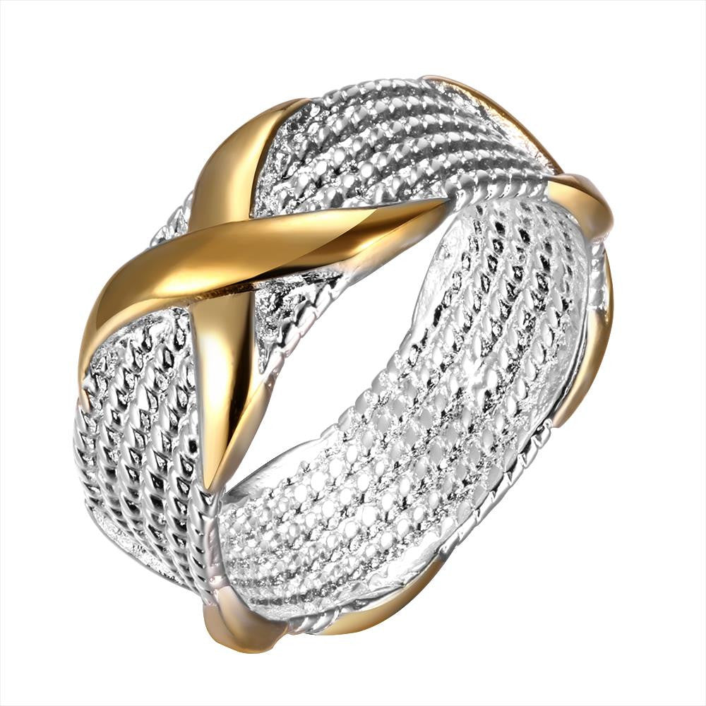 silver rings for men Dichroic X anillos Costume Jewellery 13 ELY