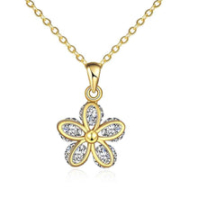 18K Gold Plating necklaces & pendants yellow butterlly bead necklace horloge216 ELY