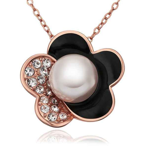 18K Gold Plated statement necklace Large flower set bead colar joias 8 ELY