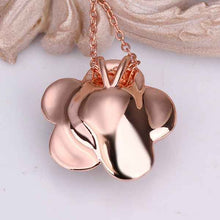 18K Gold Plated statement necklace Large flower set bead colar joias 8 ELY