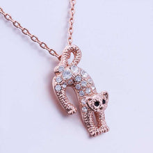 18k gold plated statement necklace Crystal Leopard kolye sport239 ELY