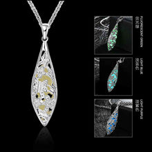 Glowing Luminous necklaces &amp; pendants Hollow cone bisuteria bijoux women LUYN 4 ELY