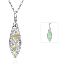 Glowing Luminous necklaces &amp; pendants Hollow cone bisuteria bijoux women LUYN 4 ELY