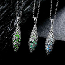 Glowing Luminous necklaces &amp; pendants Hollow cone bisuteria bijoux women LUYN 4 ELY