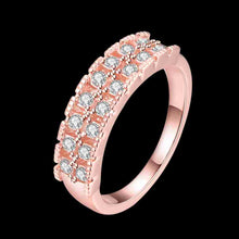 Lovely 18K Gold Plating rings for men Double small drill prices in euros charm274 ELY