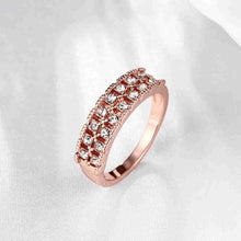 Lovely 18K Gold Plating rings for men Double small drill prices in euros charm274 ELY