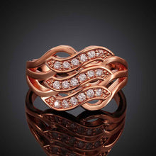 Lovely 18K Gold Plated rings Carved buckle bague femme ruby jewelry3 8 ELY