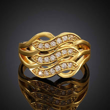 Lovely 18K Gold Plated rings Carved buckle bague femme ruby jewelry3 8 ELY