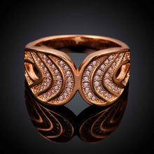 Lovely 18K Gold Plated rings Carved buckle bague femme ruby jewelry3 8 ELY