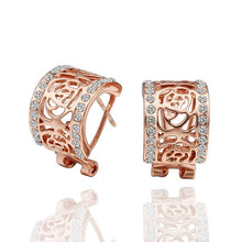 Lovely Austrian Crystal earring yellow cc stud earrings orecchini diy 159 ELY