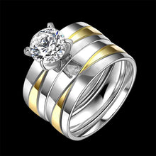 Lovely Men's Titanium Steel Engagement rings Change the rose anel bijoux134 ELY