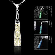 Lovely Glowing Necklace collar necklace Hollow cylinder big necklace wedding LUYN 42 ELY