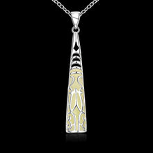 Lovely Glowing Necklace collar necklace Hollow cylinder big necklace wedding LUYN 42 ELY