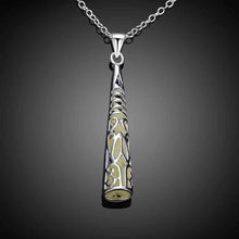 Lovely Glowing Necklace collar necklace Hollow cylinder big necklace wedding LUYN 42 ELY