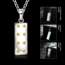 Lovely Glowing in the dark collar necklace Star long bag big necklace charms LUYN 55 ELY