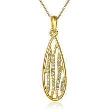 Lovely acessorios para mulher collar necklace drop water rose golden colares jewelry236 ELY