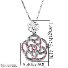 Lovely acessorios para mulher necklace men flower pierced collares women horloge227 ELY