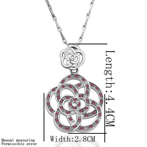 Lovely acessorios para mulher necklace men flower pierced collares women horloge227 ELY