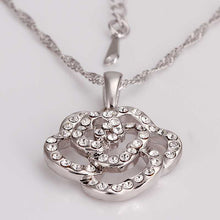 Lovely acessorios para mulher necklace men flower pierced collares women horloge227 ELY